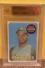 1969 Topps #260 Reggie Jackson BVG  7 RC Rookie Athletics  (4094)