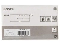 Bosch Metallbohrer HSS-R, Din 338 7,6 X 75 X 117 Mm
