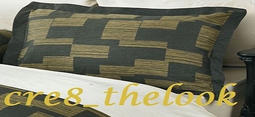 SHERIDAN MATHAIS NOIR TAILORED BREAKFAST CUSHION - BRAND NEW -