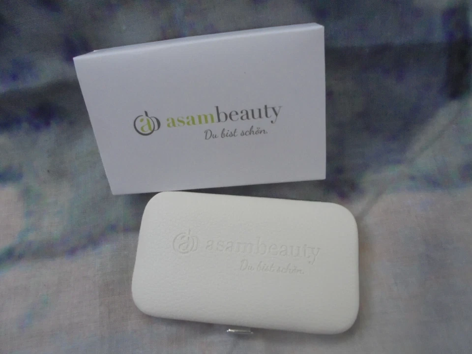 asambeauty 6 teiliges Nagelpflege Set Maniküre Pediküre Etui Weiß Hartbox neu - Bild 4 von 4