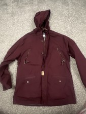 Label Lab London Coat Size Medium In Burgundy