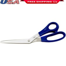 Stainless Steel Fabric Scissors 8.5 inch Bent Handle Durable Cutting Tool New