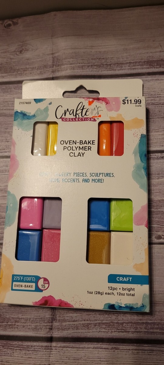 Hobby Lobby Crafters Collection Craft Polymer Clay Sampler Brights