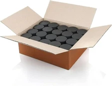 Bulk Blank Ice Hockey Pucks - Case of 100 Black Pucks - Official Regulation 6oz