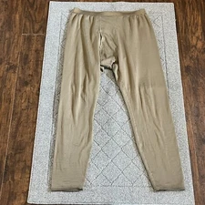 Vintage Peckham Thermal Pants Mens XL Brown Cold Weather Army Gen 3 Base Layer