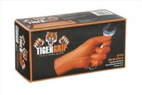 Tiger Grip 7 Mil Superior Grip Orange Nitrile Gloves - Large,100 Count, New, Fre on sale Tiger Grip 7 Mil Superior Grip Orange Nitrile Gloves - Large,100 Count, New, Fre on sale