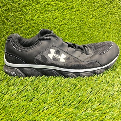 Under Armour Micro G Assert 6 Mens Size 11 Black Running Walking Shoes Sneakers