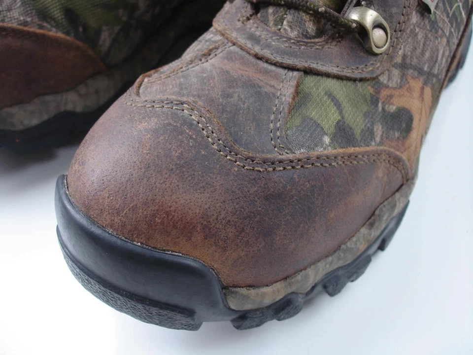 Men's 9 M Cabela's Treadfast 2.0 Gore-Tex Dry Side Zip Snake Boots Hunting Camo - Image 3 of 4