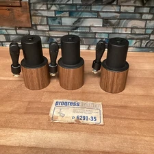 Lot of 3 - Vintage NOS Light Progress Lighting P6291-35 Wood  Grain Track Lights