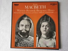 VERDI :  MACBETH  WARREN / RYSANEK /BERGONZI ...