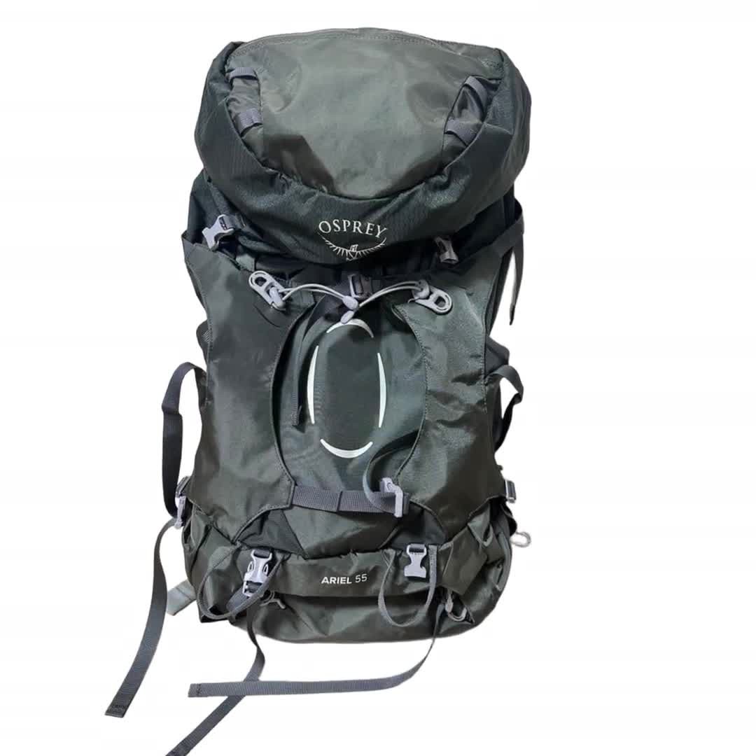 Osprey Ariel 55L Hiking Backpack Women's Grey Lightweight Durable