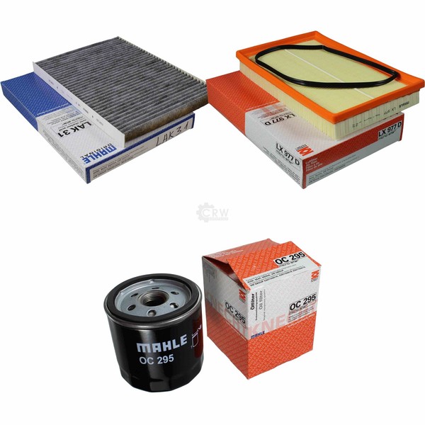 Mahle / Knecht Innenraumfilter LAK 31 Luftfilter LX 977D ÖLfilter OC 295-image