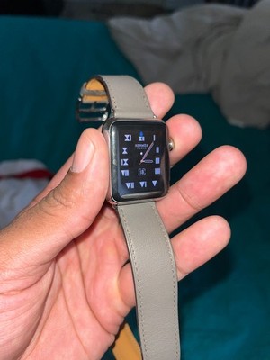 Apple Watch Hermes Series 1 38mm Double Band Gently Used Very Rare 