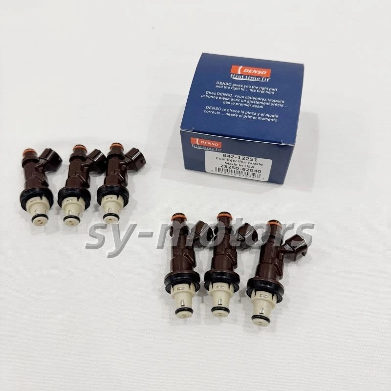 6X OEM DENSO UPGRADE Fuel Injectors For Toyota Tundra 4Runner Tacoma 3.4L - Image 3 of 4