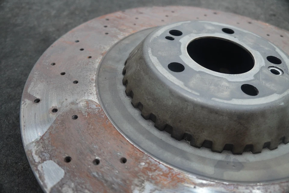 Set 2 Front Disc Brake Rotor 2224200372 OEM Mercedes S600 Maybach W222 2015-17 - Image 3 of 4