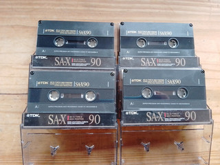 4 x TDK SA X TYPE II HIGH BIAS 90 MINUTES CASSETTE RECORDER PLAYER USE TAPES