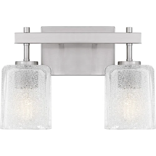 Brushed Nickel  Bathroom Vanity Light from the Brenthouse Collection - Picture 1 of 5