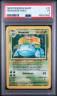 Graded 1999 Pokemon Game Venusaur-Holo #15 Card PSA 3 Very Good