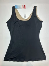 SPANX Assets Flipside Firmers 4-Way Reversible Tank Top 3X Black/Very Bare NWT