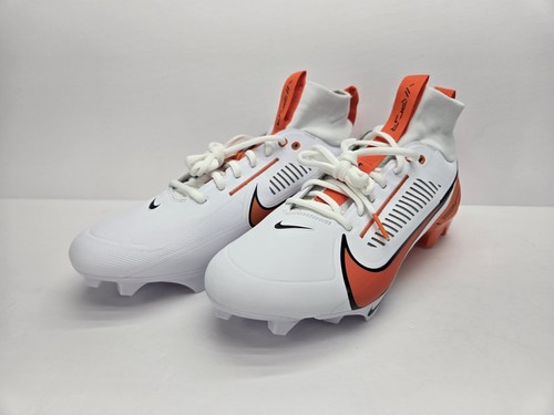 Nike Vapor Edge Pro 360 2 TB Football Cleats White Orange FQ4044-100 Sz 10.5 - Picture 4 of 7