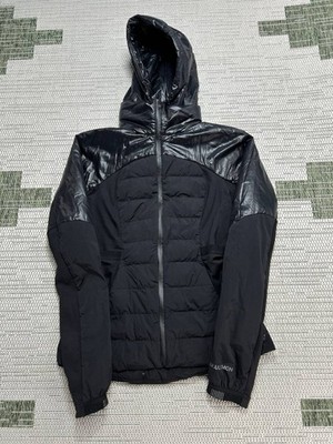Lululemon Down For It All Jacket Womens 6 Black Insulated Full Zip Puffer *