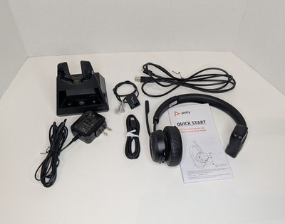 Plantronics Poly Savi Base 7300 7310 Office and Mono Wireless Headset With Base