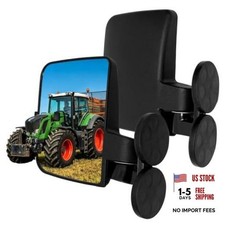 Magnetic Tractor Mirrors 120 Lbs Magnet Side View Mirrors Black Backing Plate