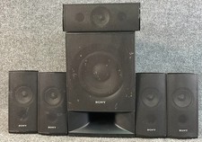 Sony SS-TSB118 SS-WSB114 Surround Sound Satellite Speakers Subwoofer Used