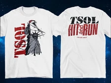 2 Sides TSOL Band T.S.O.L Hit and Run Tour Shirt White Unisex S-5XL JU710