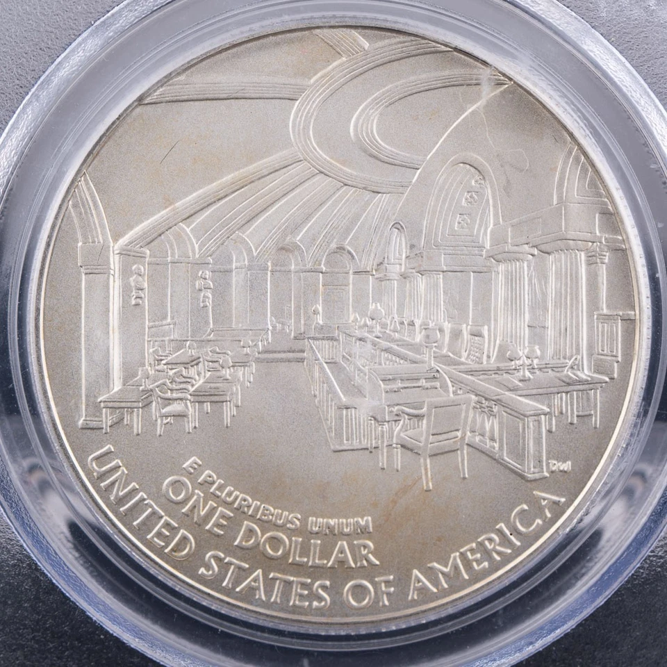 Certified 2005-P Silver $1 PCGS MS69 John Marshall  - Image 4 of 4