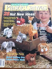 Quick  Easy Plastic Canvas Magazine No 18  28 Projects. June/July 1992