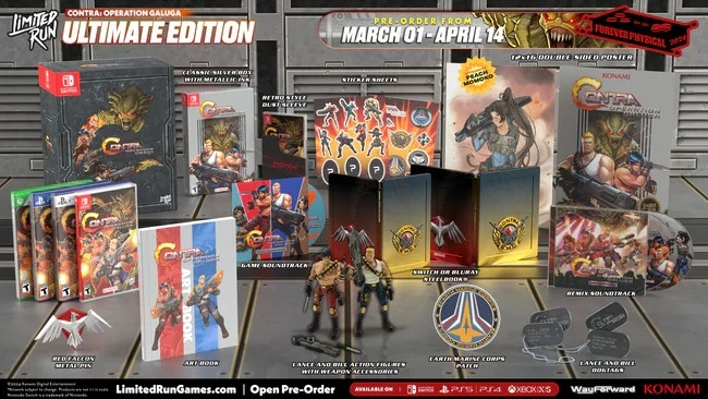 Contra Operation Galuga Ultimate Edition XBOX One Limited Run Games Brand New - Image 2 of 4