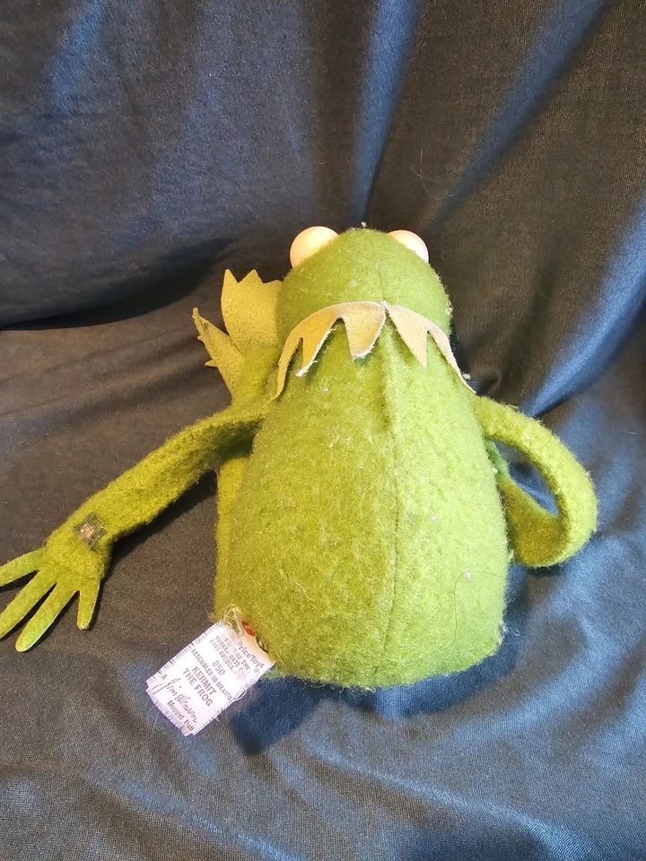 1956, 1976, Vintage Kermit thFrog Muppet Doll Jim Henson Fisher Price - Image 4 of 4