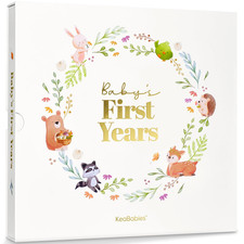 Keepsake Baby Memory Book, Girl, Boy - Beautiful First 5 Year Journal Book, 100