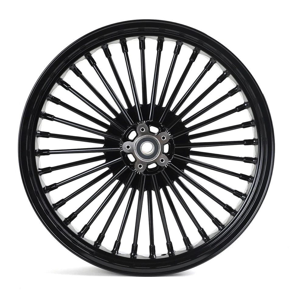 21X3.5 Fat Spoke Front Wheel for Harley Touring Electra Street Road Glide 09-UP - Image 4 of 4