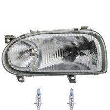 Scheinwerfer Frontscheinwerfer links inkl. Premium Lampen für VW Golf III 1H1