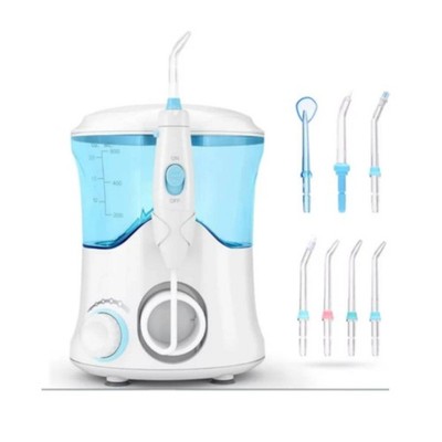 Water Dental Flosser Pick for Teeth Oral Irrigator 600ML 7 Water Jet Tips