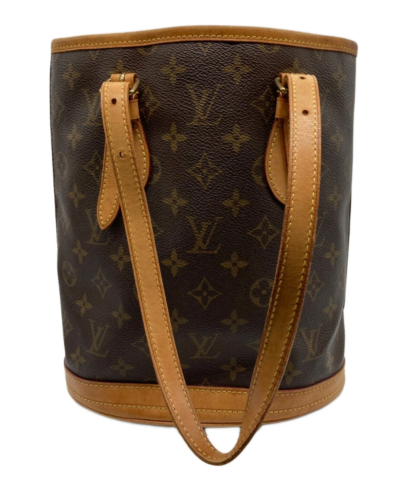 Vuitton — Louis Vuitton Shoulder Bag M42238 Leather Brown #TFB4492