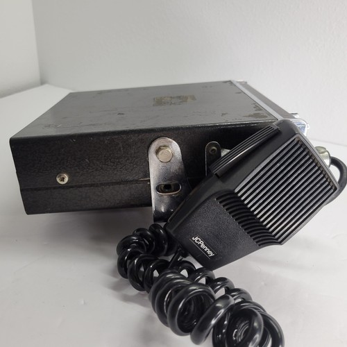 Vintage JC Penney Model 6211 A 23 Channel Mobile CB Transceiver W/ Mic For Parts - Picture 9 of 12