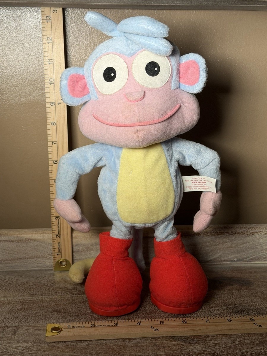 DORA the EXPLORER Monkey DANCE Boots TALKING Plush 10