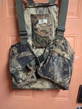 Vintage Mossy Oak Breakup Turkey Hunting Concealment Vest Padded Cushion XL XXL