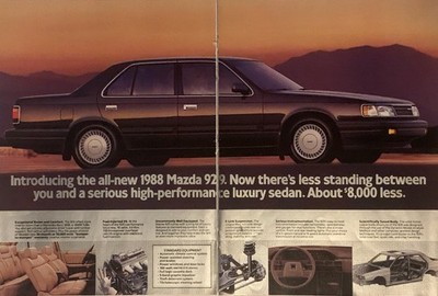 Borders様おまとめ専用ページ 1989 Mazda 929 16-page Original Car Sales Brochure Catalog | eBay