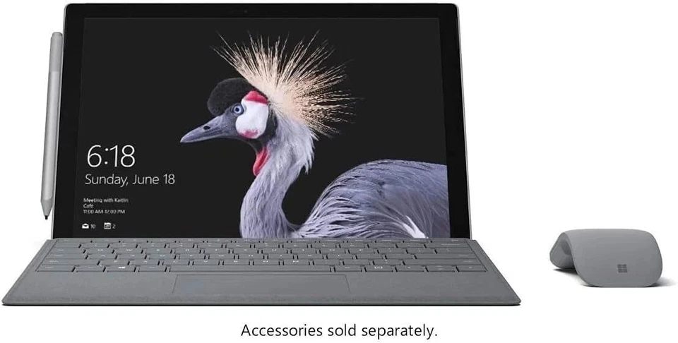 Microsoft Surface Pro 5 (1796) 12.3" Tablet Core M3/4GB/128GB Win 10 Silver - Image 4 of 4
