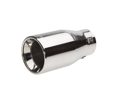 Embout de pot d’échappement universel inox rond Simoni Racing TRX/25 - Photo 1/3