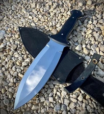 CUSTOM HANDMADE D2 TOOL STEEL BRITISH SMATCHET KNIFE HUNTING CAMPING SURVIVAL