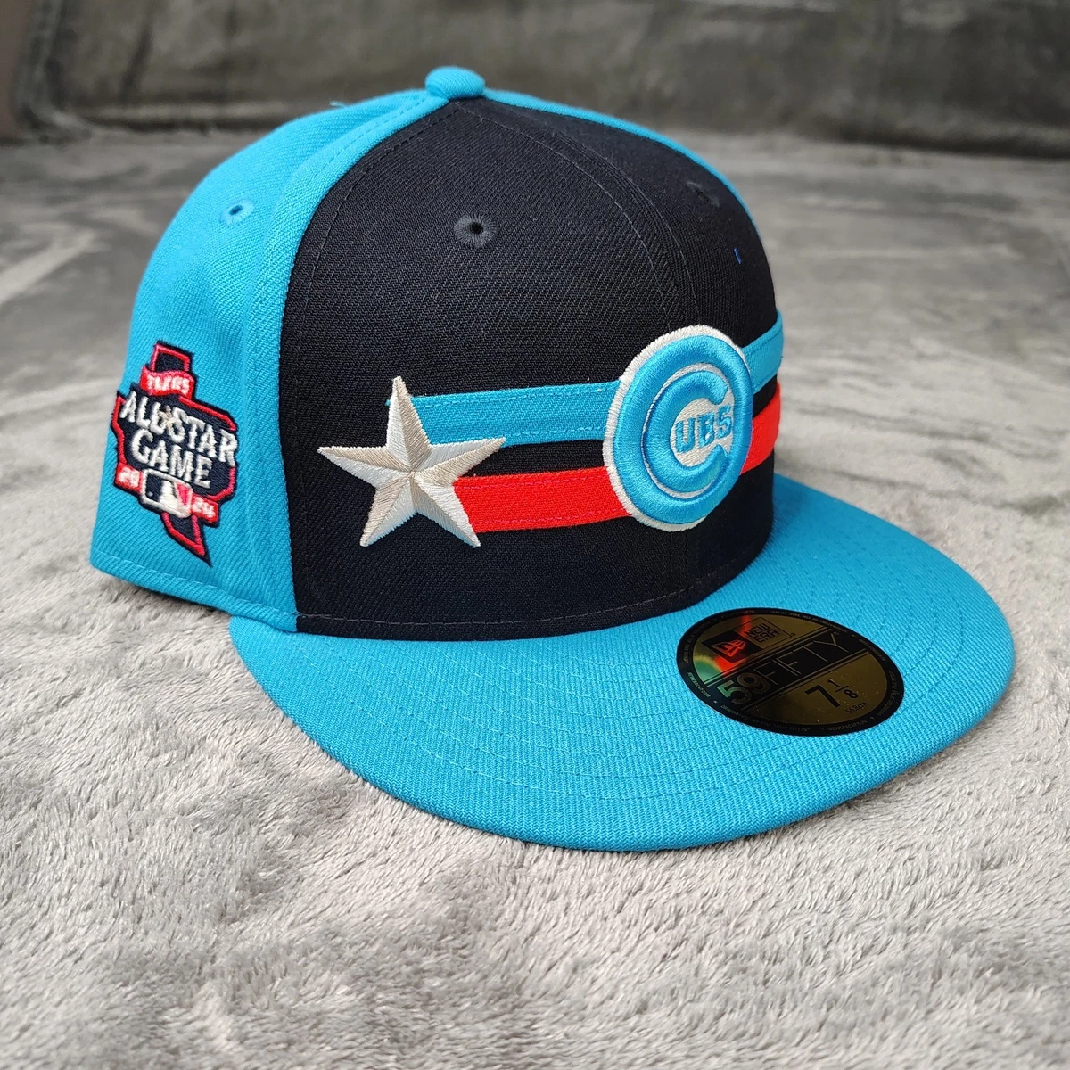 Blue Chicago Cubs MLB Fan Apparel & Souvenirs 7 1/8 Size for sale
