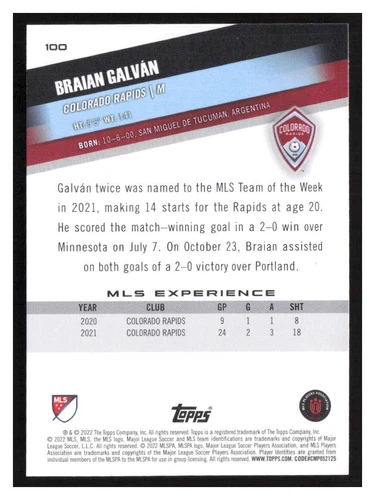 2022 Topps MLS #1-200 Base cards Pick Your Card(s) Complete Your Set - Picture 181 of 347