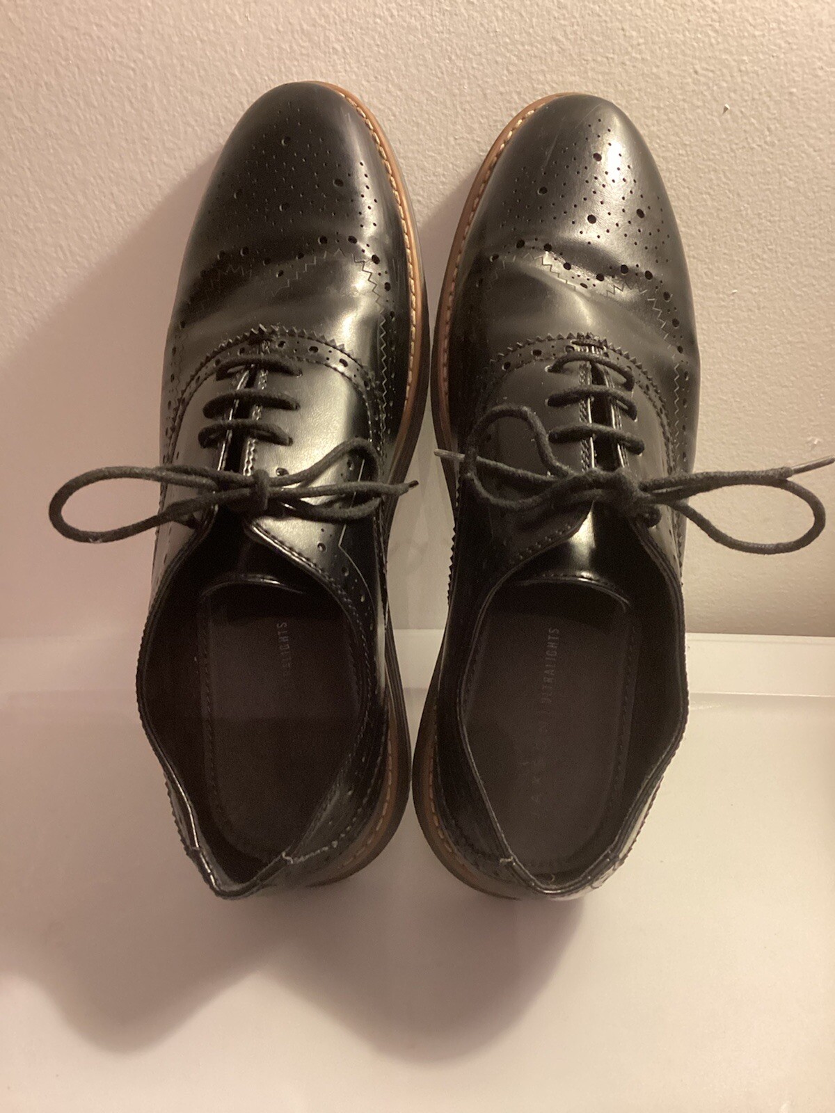 JAXSON Ultralights Men Dress Shoes Size 10.5 Black eBay