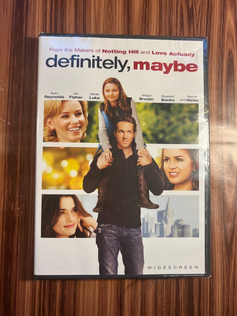 Definitely, Maybe DVD 2008 Movie Widescreen Ryan Reynolds Romantic