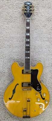 Epiphone EOSHNAGH Sheraton Series Natural 6 String RH Hollowbody Electric Guitar